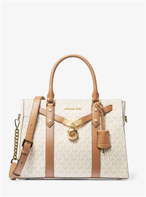 michael michael kors nouveau hamilton large|Michael Kors Hamilton large tote.